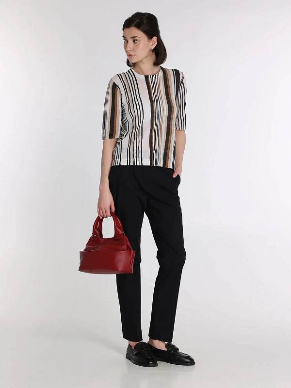 джемпер Max Mara MSTAGO цвет молочный,коричневый