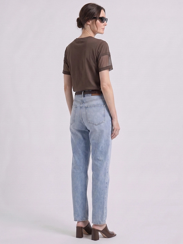 футболка Brunello Cucinelli M0T81BX800 цвет коричневый