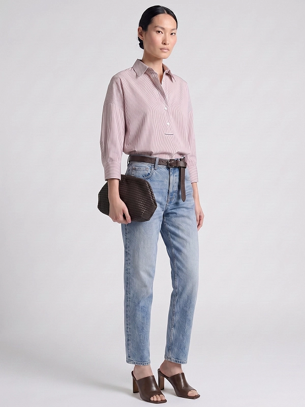 джинсы Brunello Cucinelli MA095P5847 цвет синий