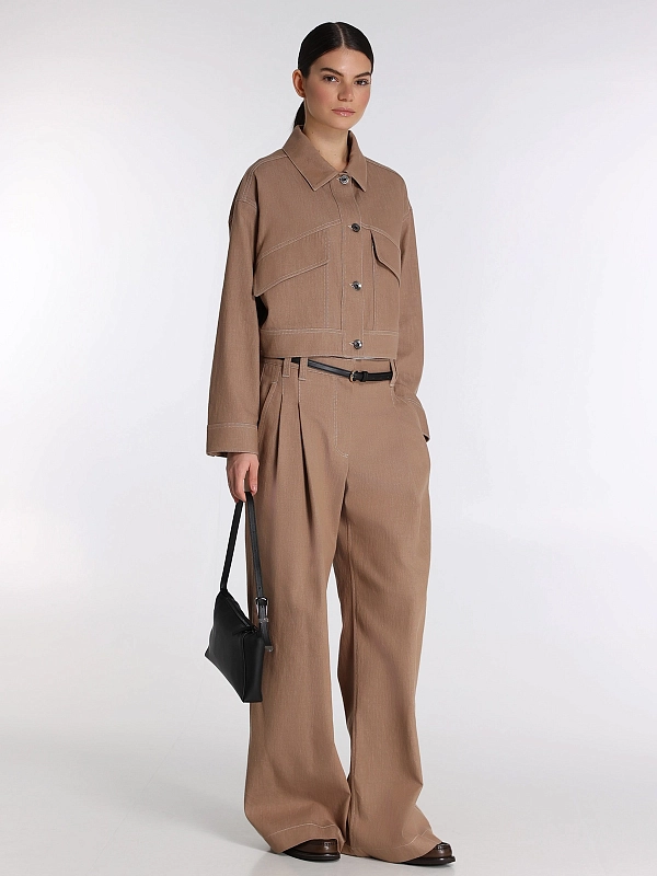 джинсы Brunello Cucinelli MB125P5759 цвет бежевый