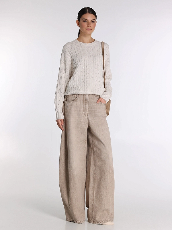 джемпер Brunello Cucinelli MDV797410 цвет светло-бежевый