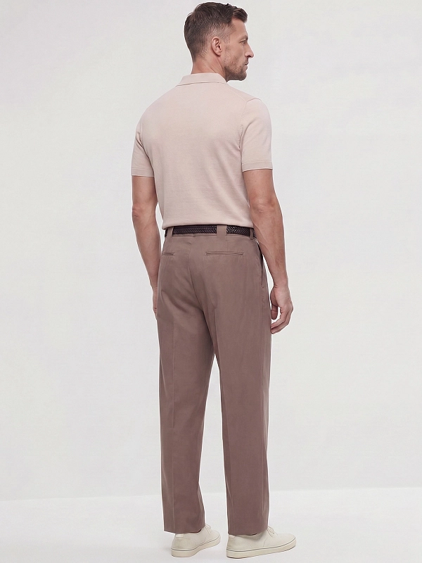 брюки Brunello Cucinelli MH252F1130 цвет коричневый
