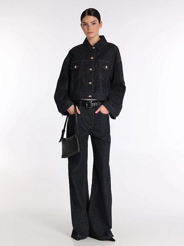 джинсы Brunello Cucinelli ML134P5981 цвет темно-синий