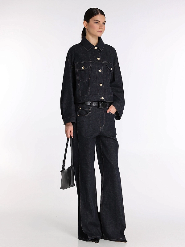 джинсы Brunello Cucinelli ML134P5981 цвет темно-синий