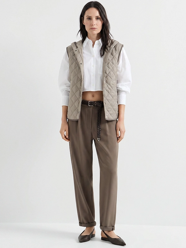 жилет утепленный Brunello Cucinelli MR4057999
