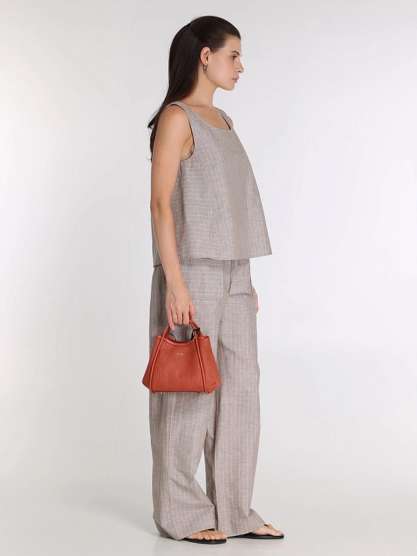 брюки Max Mara MMLFAUNA цвет тауп