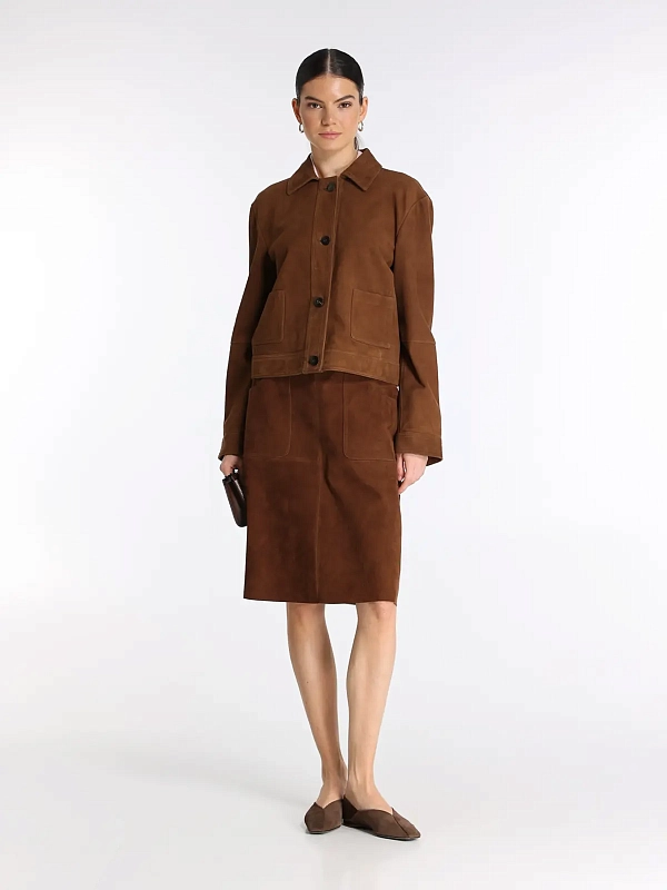 жакет замшевый Max Mara MSTBAIA