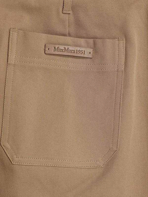 брюки Max Mara MXMBAUTTA цвет бежевый