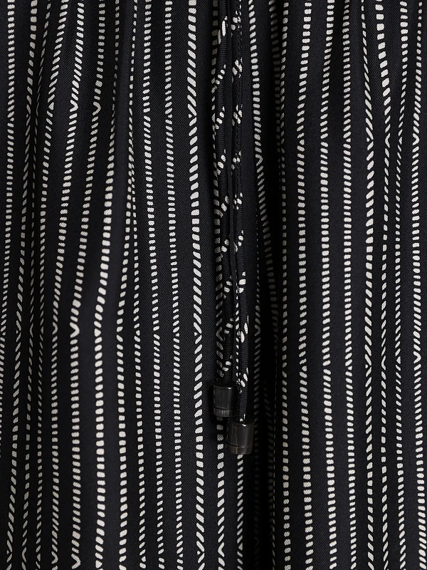 брюки Max Mara MXMCLARINO цвет черный,белый