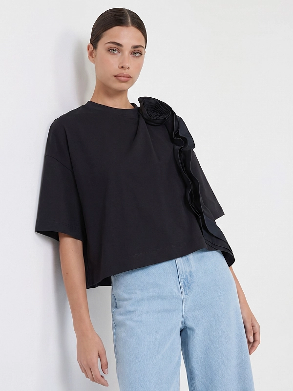 футболка Max Mara MXMERA цвет темно-синий