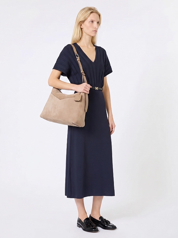 платье Max Mara MXMSERIO цвет темно-синий
