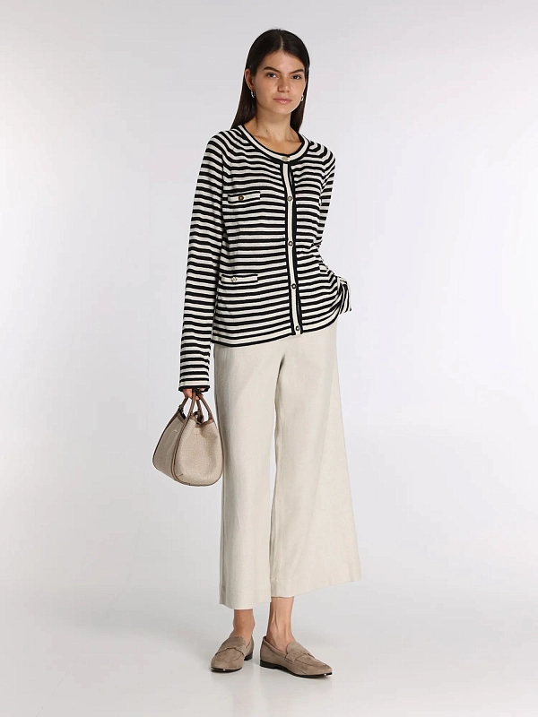 брюки Max Mara SMMABISSI цвет молочный