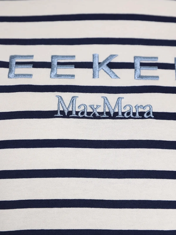 футболка Max Mara Weekend WKDBORA цвет белый, темно-синий