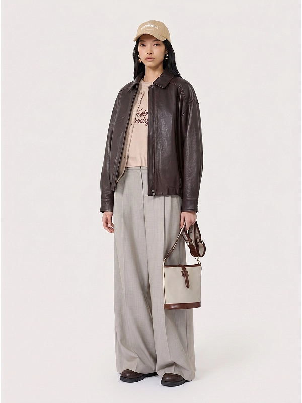 куртка кожаная Max Mara Weekend WKDCOSE