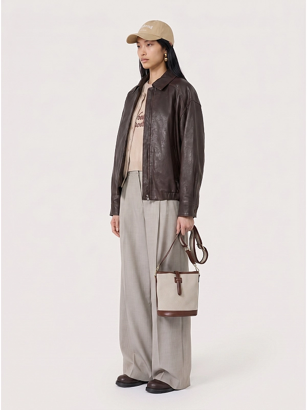 куртка кожаная Max Mara Weekend WKDCOSE