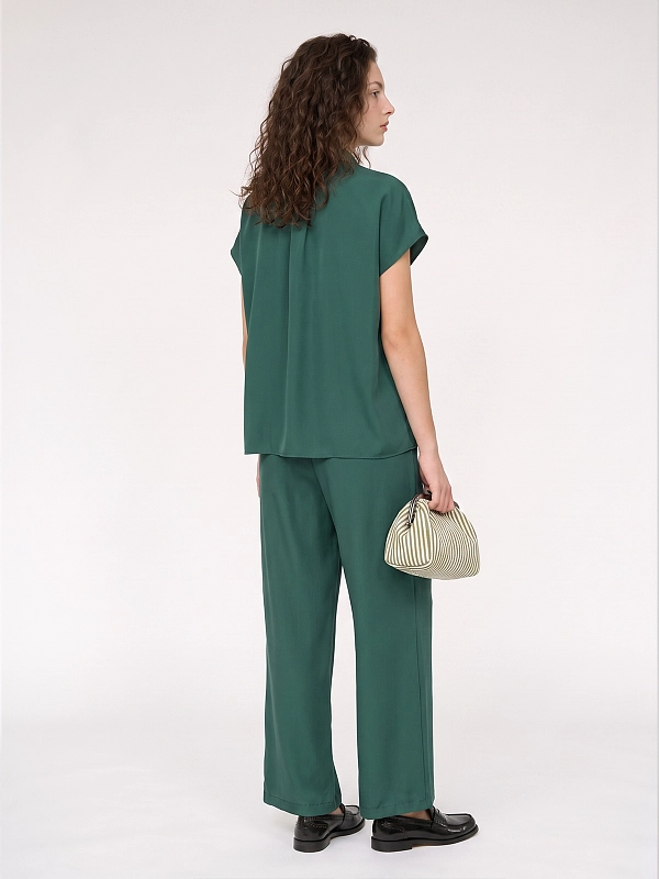 блузка Max Mara Weekend WKDCRINE цвет зеленый