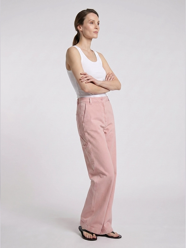джинсы Max Mara Weekend WKDSKIPPER цвет розовый