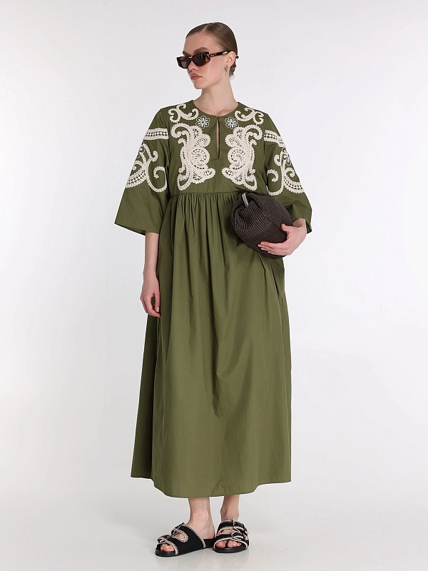 платье Max Mara Weekend WKDTILDE цвет хаки