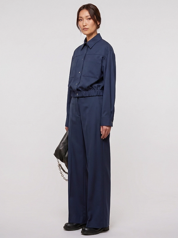 брюки Max Mara Weekend WKDVISIVO цвет темно-синий
