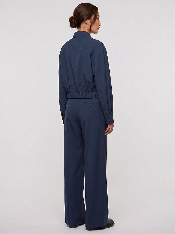 брюки Max Mara Weekend WKDVISIVO цвет темно-синий