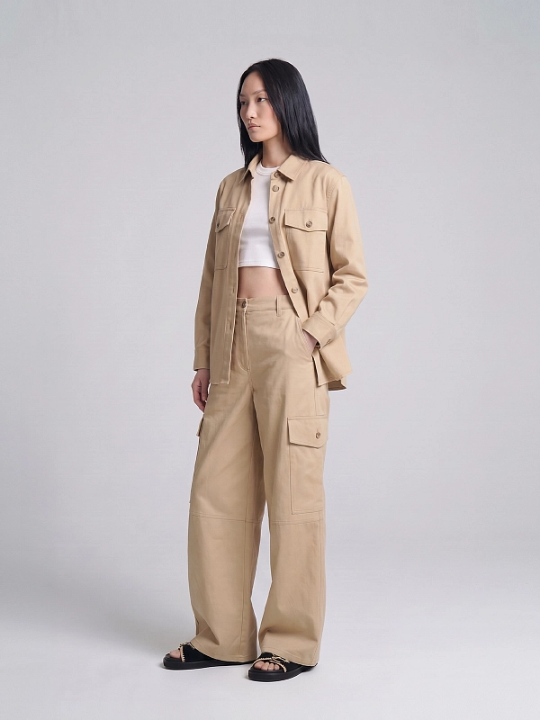 рубашка Max Mara Weekend WKIPOMPOSA цвет бежевый
