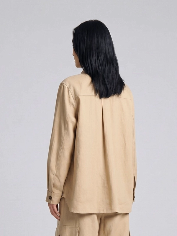 рубашка Max Mara Weekend WKIPOMPOSA цвет бежевый