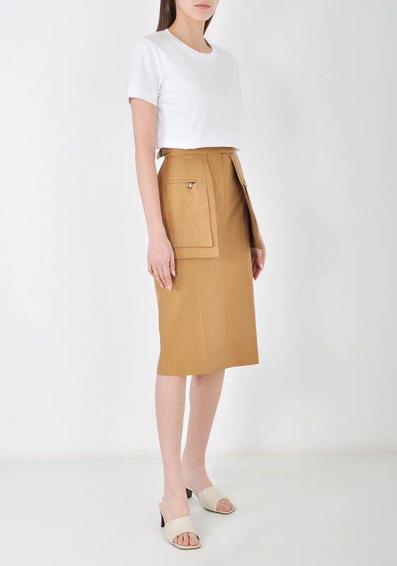 юбка Max Mara BOSSO цвет табак