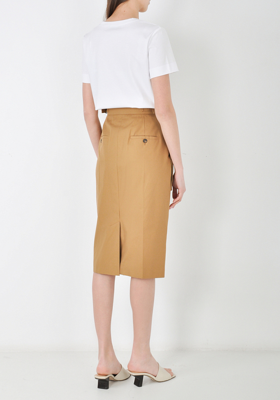 юбка Max Mara BOSSO цвет табак