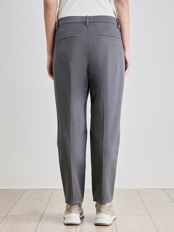 брюки Brunello Cucinelli MA126P6572 цвет серый