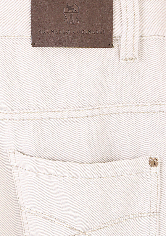 джинсы Brunello Cucinelli MP93PP5596 цвет бежевый