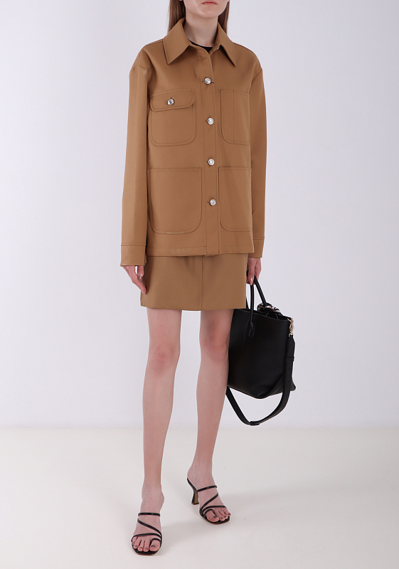 юбка Max Mara ALAN цвет табак