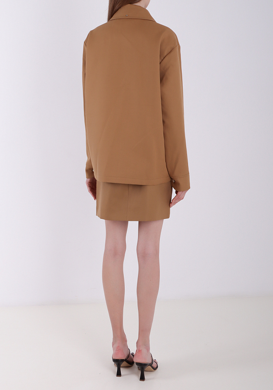 юбка Max Mara ALAN цвет табак