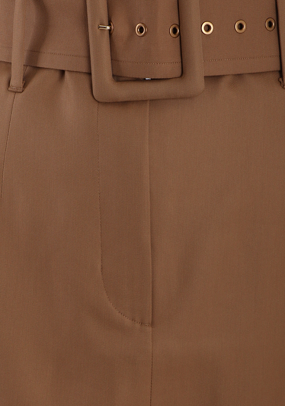 юбка Max Mara ALAN цвет табак