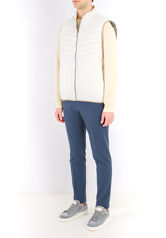 брюки Brunello Cucinelli M252DE1730 цвет темно-синий