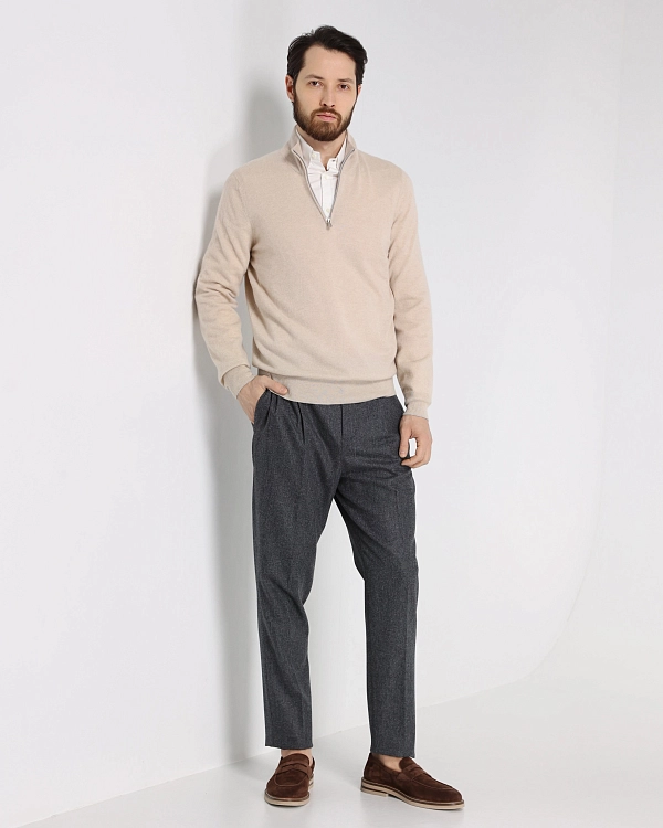 джемпер поло Brunello Cucinelli M2200124 цвет песочный