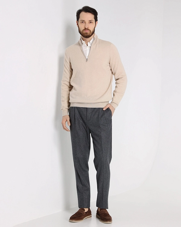 джемпер поло Brunello Cucinelli M2200124 цвет песочный