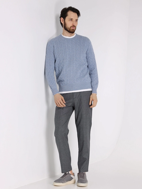 джемпер Brunello Cucinelli M22700610 цвет сине-голубой