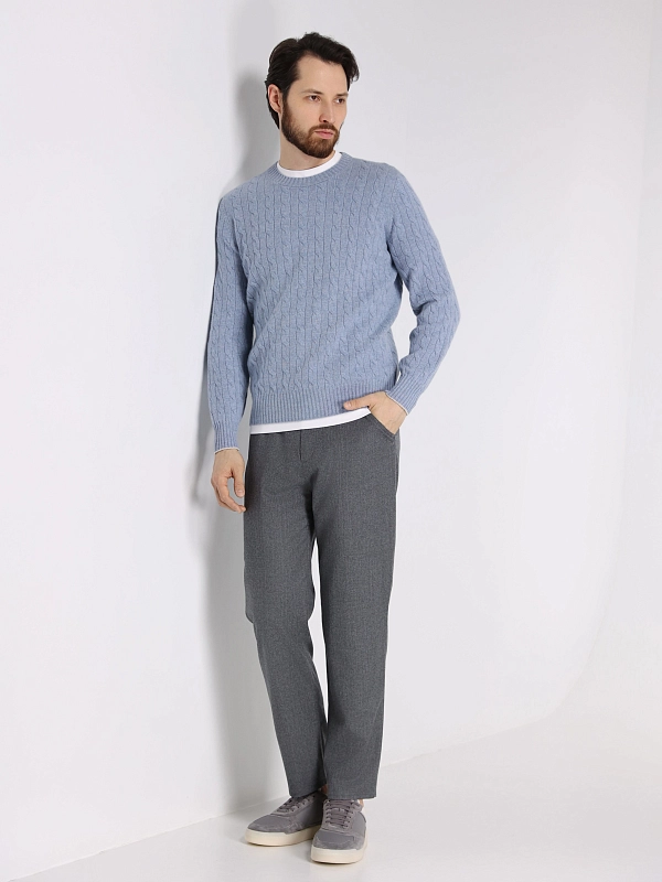 джемпер Brunello Cucinelli M22700610 цвет сине-голубой