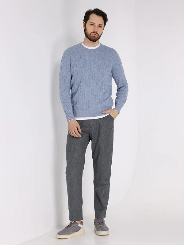джемпер Brunello Cucinelli M22700610 цвет сине-голубой