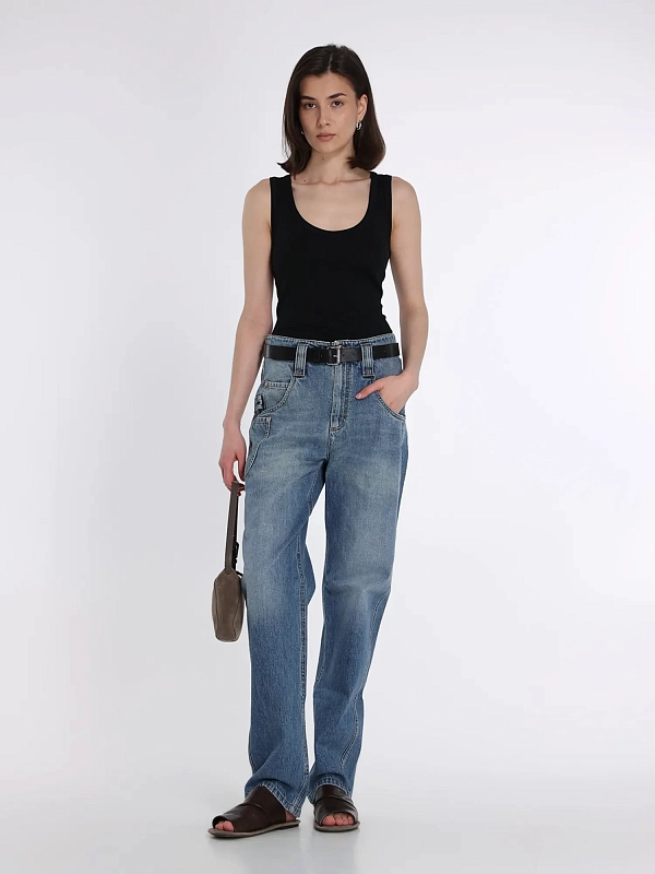 джинсы Brunello Cucinelli MA095P5805 цвет голубой