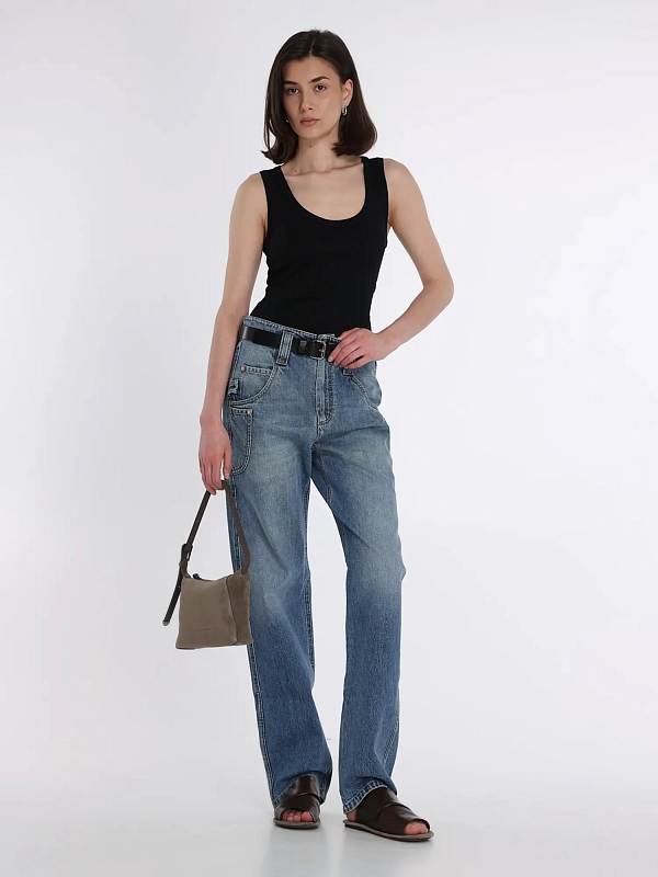 джинсы Brunello Cucinelli MA095P5805 цвет голубой