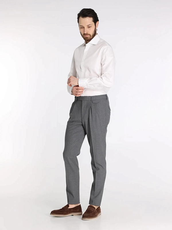 рубашка костюмная Brunello Cucinelli ME6240627 цвет белый