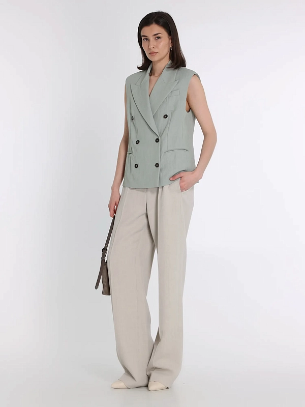 жилет Brunello Cucinelli MH5822380 цвет мята