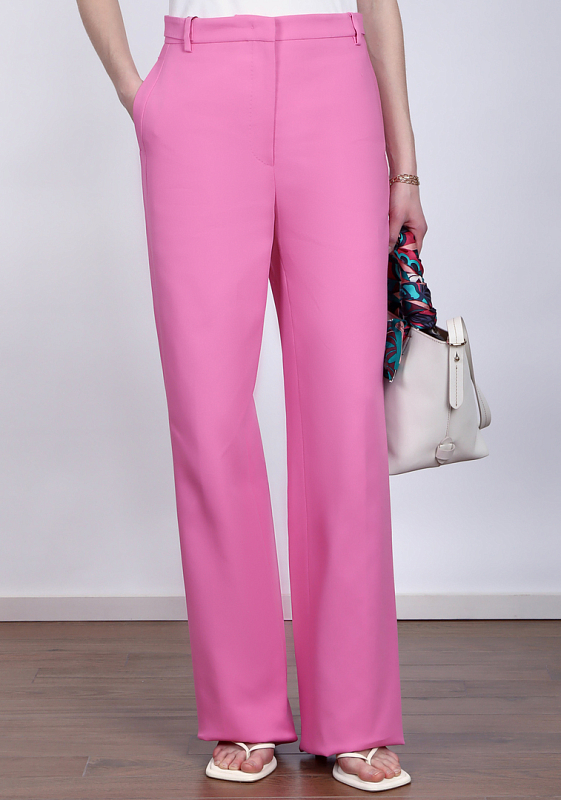 брюки Max Mara GARIAN цвет розовый