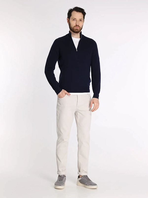 джемпер поло Brunello Cucinelli M2200B2212 цвет темно-синий