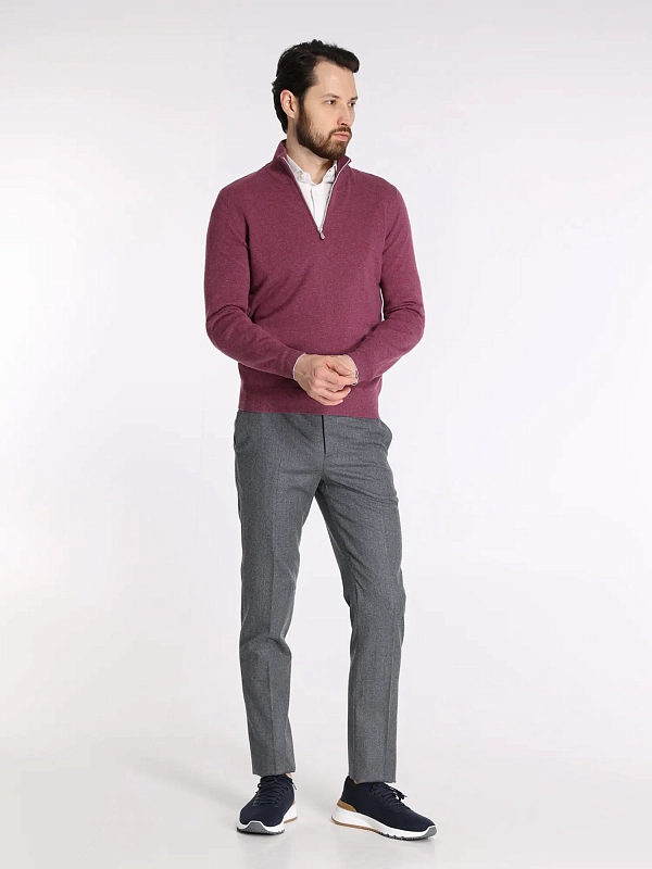 брюки Brunello Cucinelli ME226I1770 цвет серый