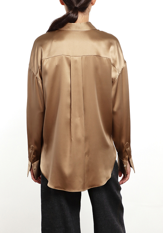 блузка Brunello Cucinelli MPC59MV816 цвет коричневый