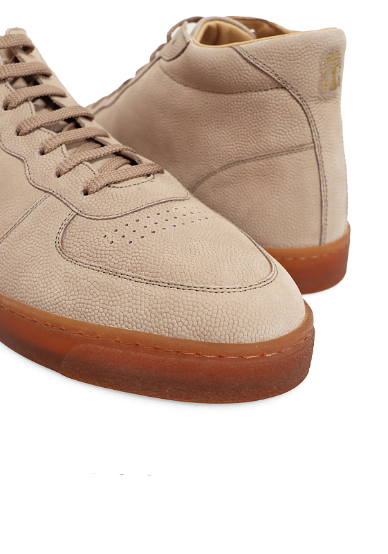 кеды Brunello Cucinelli MZUMSB2194 цвет бежевый