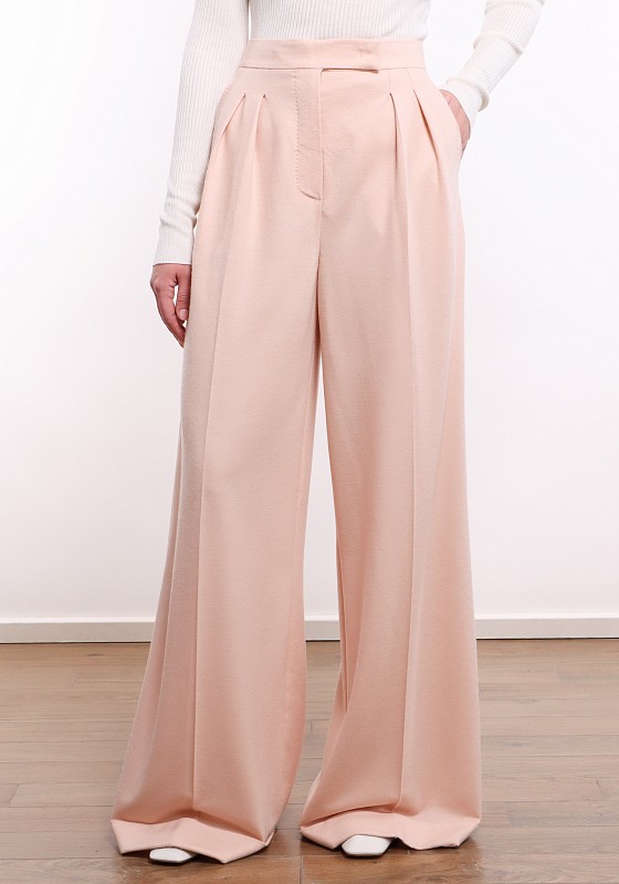 брюки Max Mara FARADAY цвет розовый