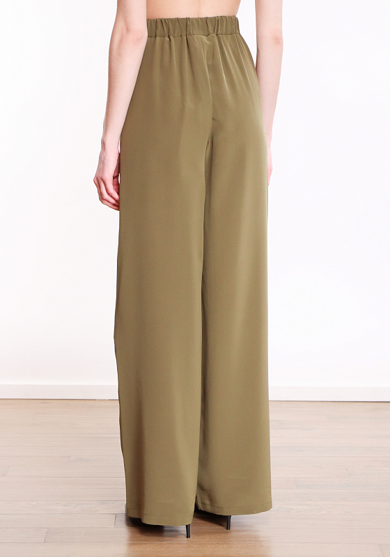 брюки Max Mara ZIGANO цвет оливковый